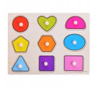 Пазл-вкладыш "Яркие формы"