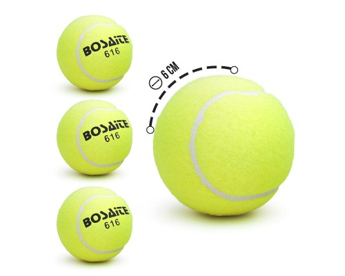 Набор мячей для большого тенниса (3 шт.) в пакете