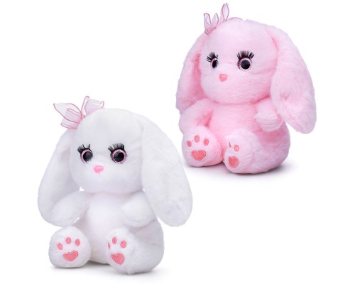 Мягкая игрушка "Заяц с бантиком" 21 см