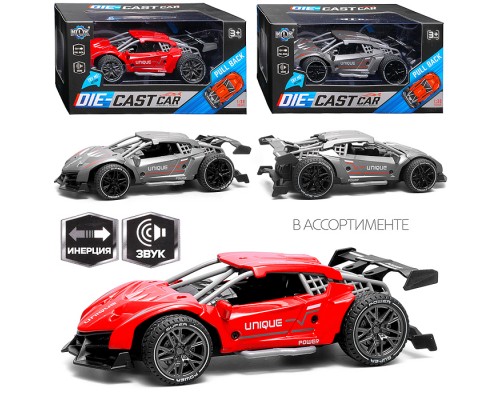 Машина "Гоночная 3" (свет,звук) в крорбке