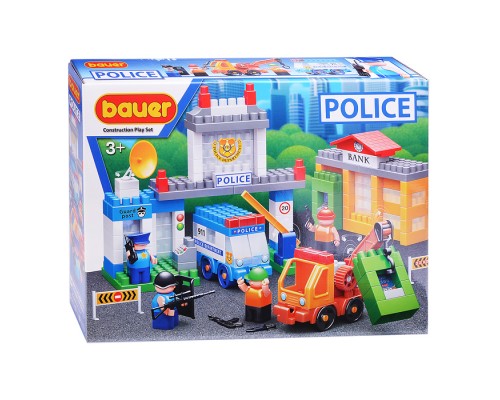 Конструктор 632 "Полиция" набор Ограбление банка