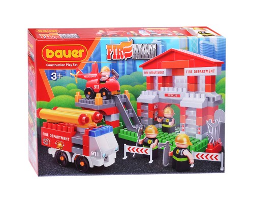 Конструктор 742 "Fireman" набор Пожарная часть