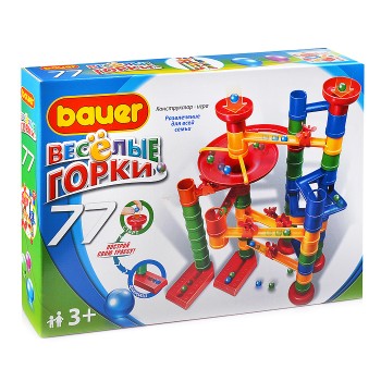 Конструктор 608 Игровой набор "Весёлые горки" 77