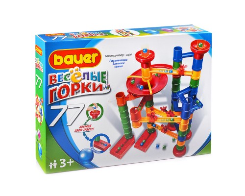 Конструктор 608 Игровой набор "Весёлые горки" 77