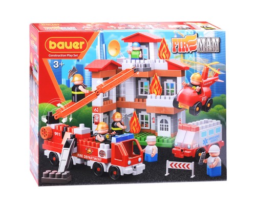 Конструктор 743 "Fireman" набор Тушение пожара