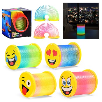 Игрушка-пружинка "Радостный смайлик"