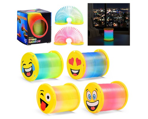 Игрушка-пружинка "Радостный смайлик"