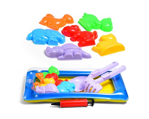 Набор для игры в песке "Динозаврик" в сетке