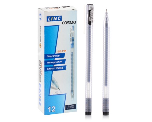 Ручка гелевая linc cosmo 0,5 мм черный
