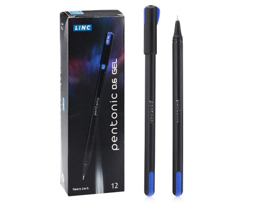 Ручка гелевая Pentonic 0,6 мм синий в коробке