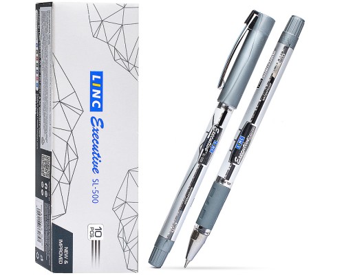 Ручка гелевая Executive SL 0,55 мм черный кругл. корп. грип