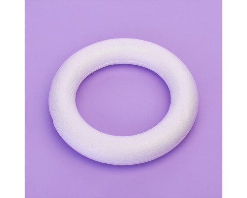 Заготовка для декорирования "Кольцо" из пенополистирола, 150x26 мм