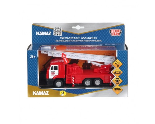 Машина Камаз Пожарная 1:43 (свет, звук)