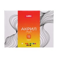 Краски акриловые 12 цв. по 15 мл. Классика