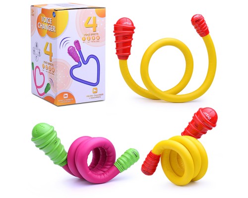 Микрофон гибкий, цветной, на батарейках, в коробке