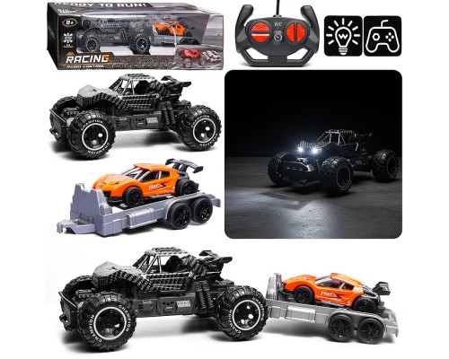 Машина "Вездеход с прицепом 1" р/у, 27 MHz, в коробке