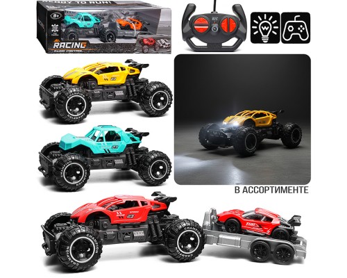 Машина "Вездеход с прицепом 3" р/у, 27 MHz, в коробке