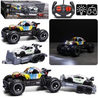 Машина "Вездеход с прицепом 4" р/у, 27 MHz, в коробке