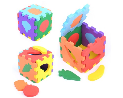 Кубик-сортер "Овощи"