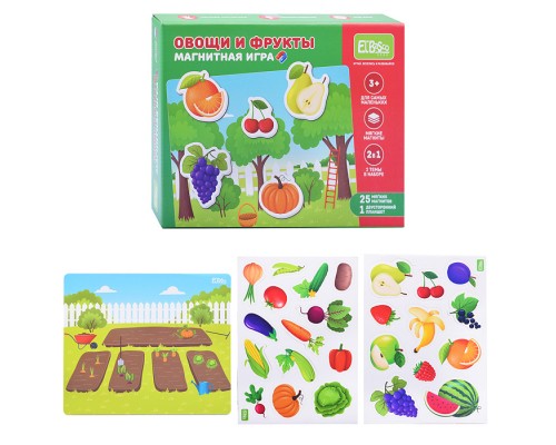 Наборы тематических магнитов "Овощи и фрукты"