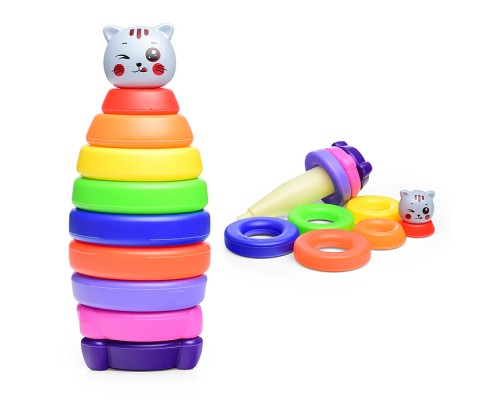 Пирамидка "Котик" в сетке