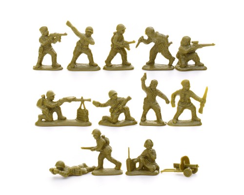 Набор солдатиков Пехота (Для масштабных моделей)