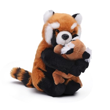 Красная Панда с малышом, 25 см