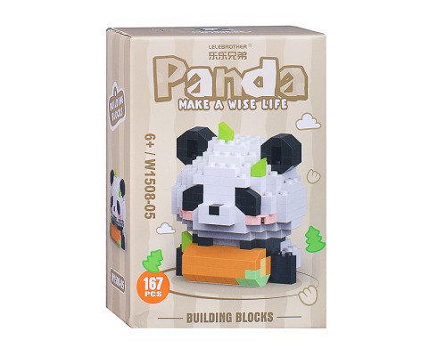 Конструктор "Панда" (167 дет.) в коробке