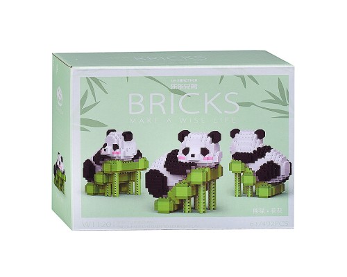 Конструктор "Панда на отдыхе" (492 дет.) в коробке