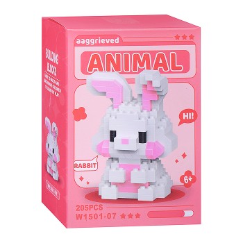 Конструктор "Кролик" (205 дет.) в коробке