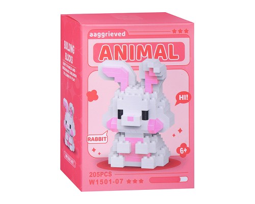 Конструктор "Кролик" (205 дет.) в коробке