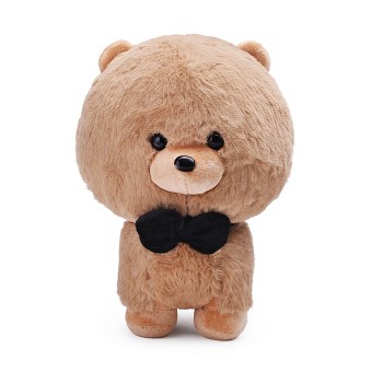 Пёсик Бишон коричневый, 23 см