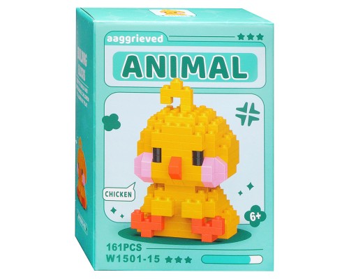 Конструктор "Цыпленок" (161 дет.) в коробке