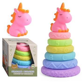 Пирамидка "Единорожка" в коробке