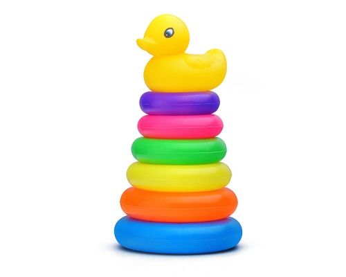 Пирамидка "Утёнок" (6 колечек) в сетке