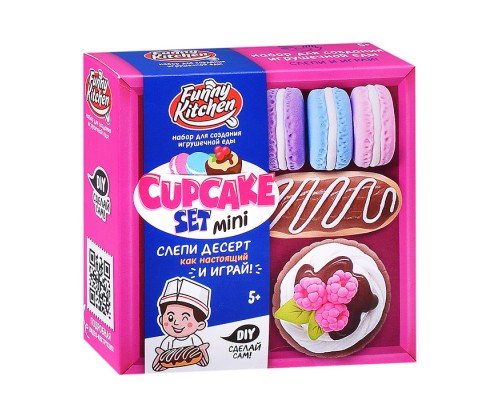 Набор "Slime Лаборатория" Funny Kitchen Cup-cake set mini