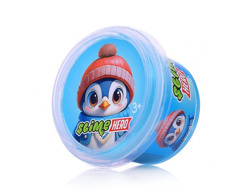 Слайм "Hero" Пингвин голубой