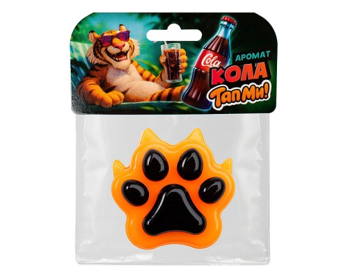 Игрушка-антистресс "Сквиши" Лапка Тигр