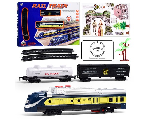 Железная дорога "Таежный путь"(на батарейках) в коробке