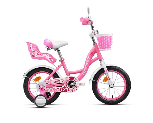Велосипед 12" Rocket Candy, цвет розовый