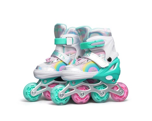 Ролики детские, размер S (цвет зеленый)