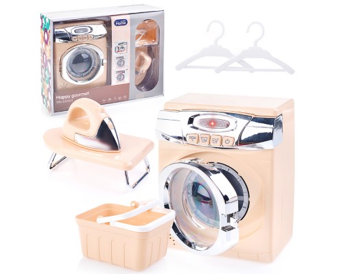 Бытовая техника "Стиральная машина" с аксессуарами (свет,звук) в коробке