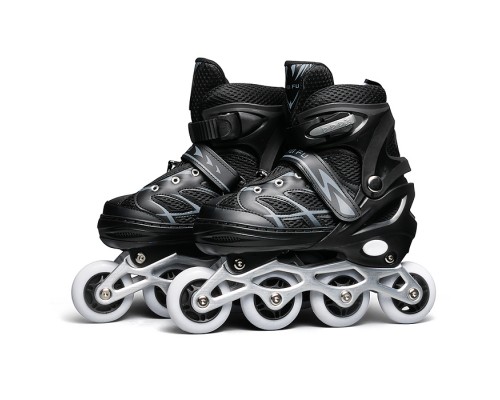 Ролики детские, размер M ( цвет черный)