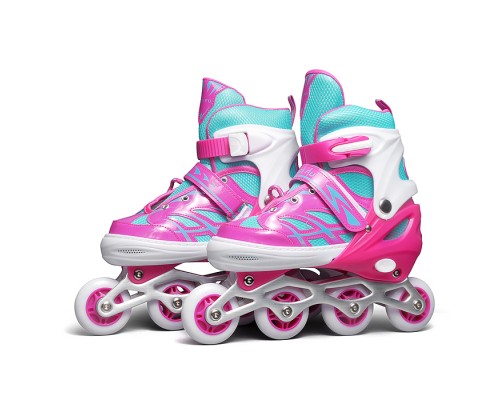 Ролики детские, размер L (цвет розовый)