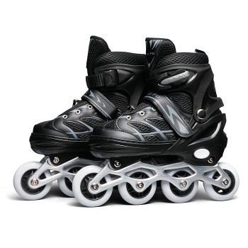 Ролики детские, размер L (цвет черный)