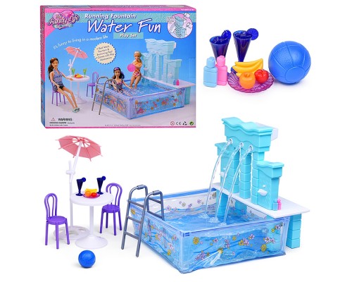 Набор мебели для кукол 2878 "Отпуск" в коробке