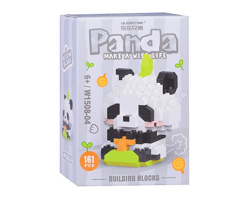 Конструктор "Панда на скейте" (161 дет.) в коробке