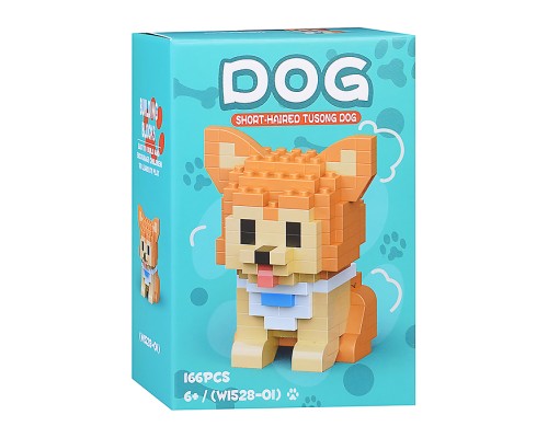 Конструктор "Рыжий пёс" (166 дет.) в коробке