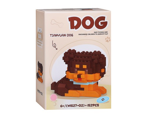 Конструктор "Собака" (152 дет.) в коробке