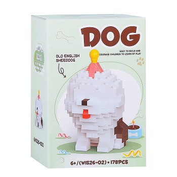 Конструктор "Собака" (178 дет.) в коробке